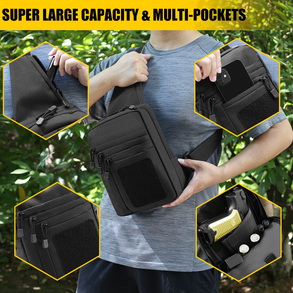 Edc Carry Gun - Tactical Pistol Gun Bag Concealed Carry