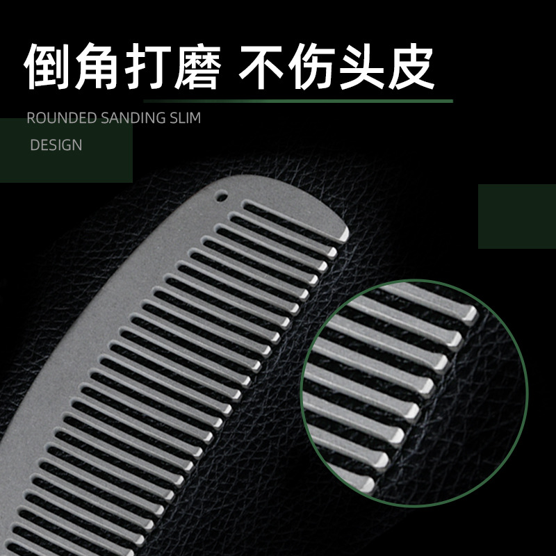 Pure Titanium Anti-Static Comb - đánh giá và giá Comb Pocket Titanium