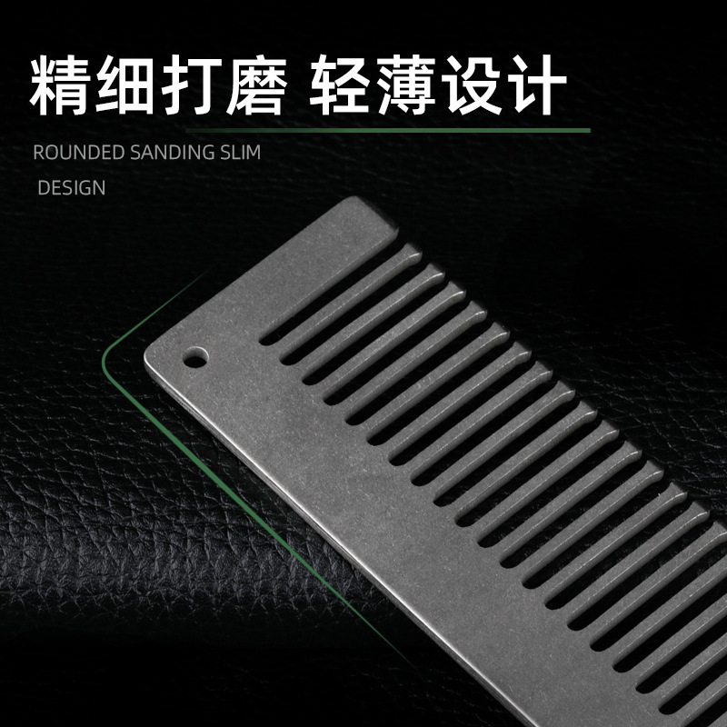 Pure Titanium Anti-Static Comb - đánh giá và giá Comb Pocket Titanium