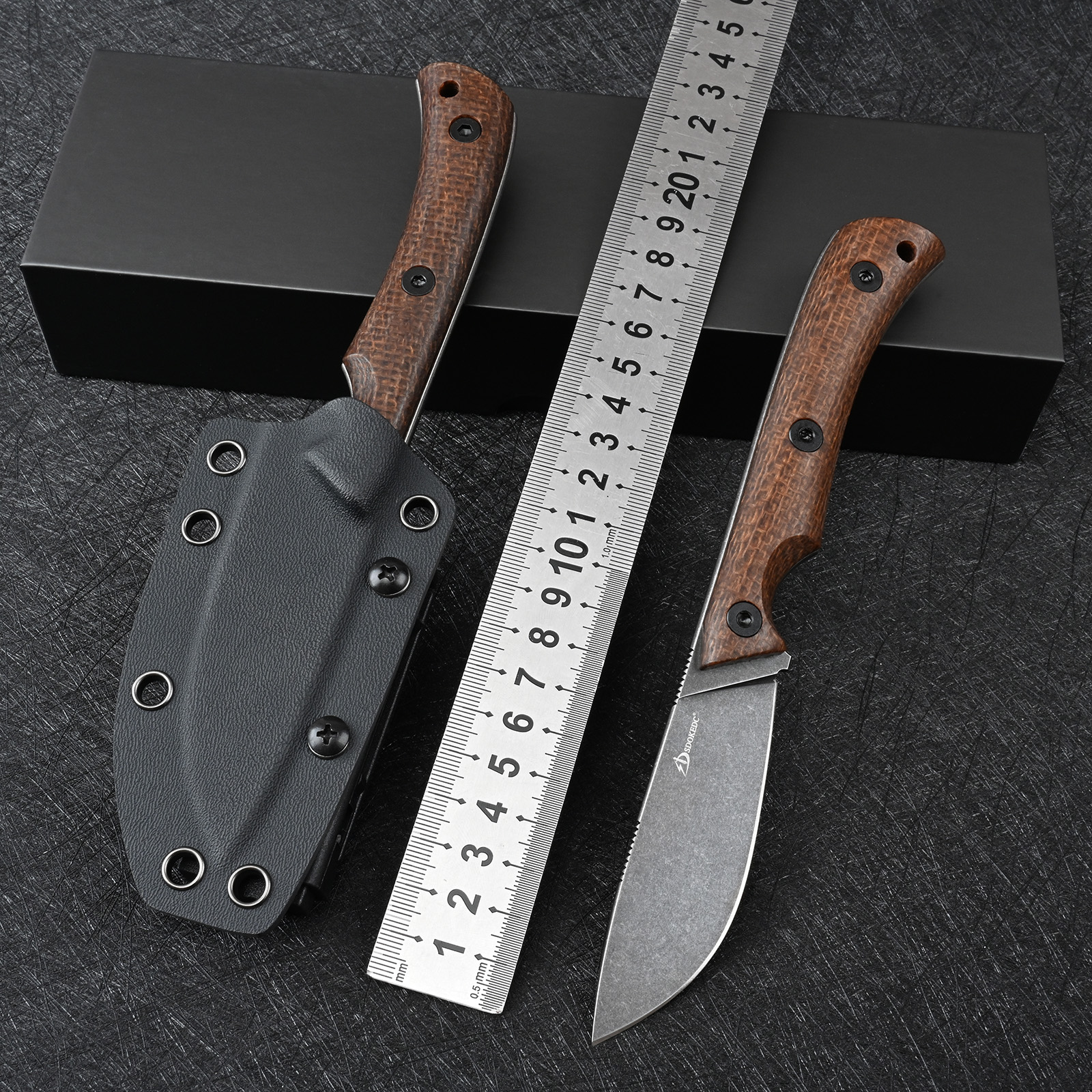 SDOKEDC DC53 Steel EDC Utility - đánh giá và giá Edc Carry Fixed Blade Knife