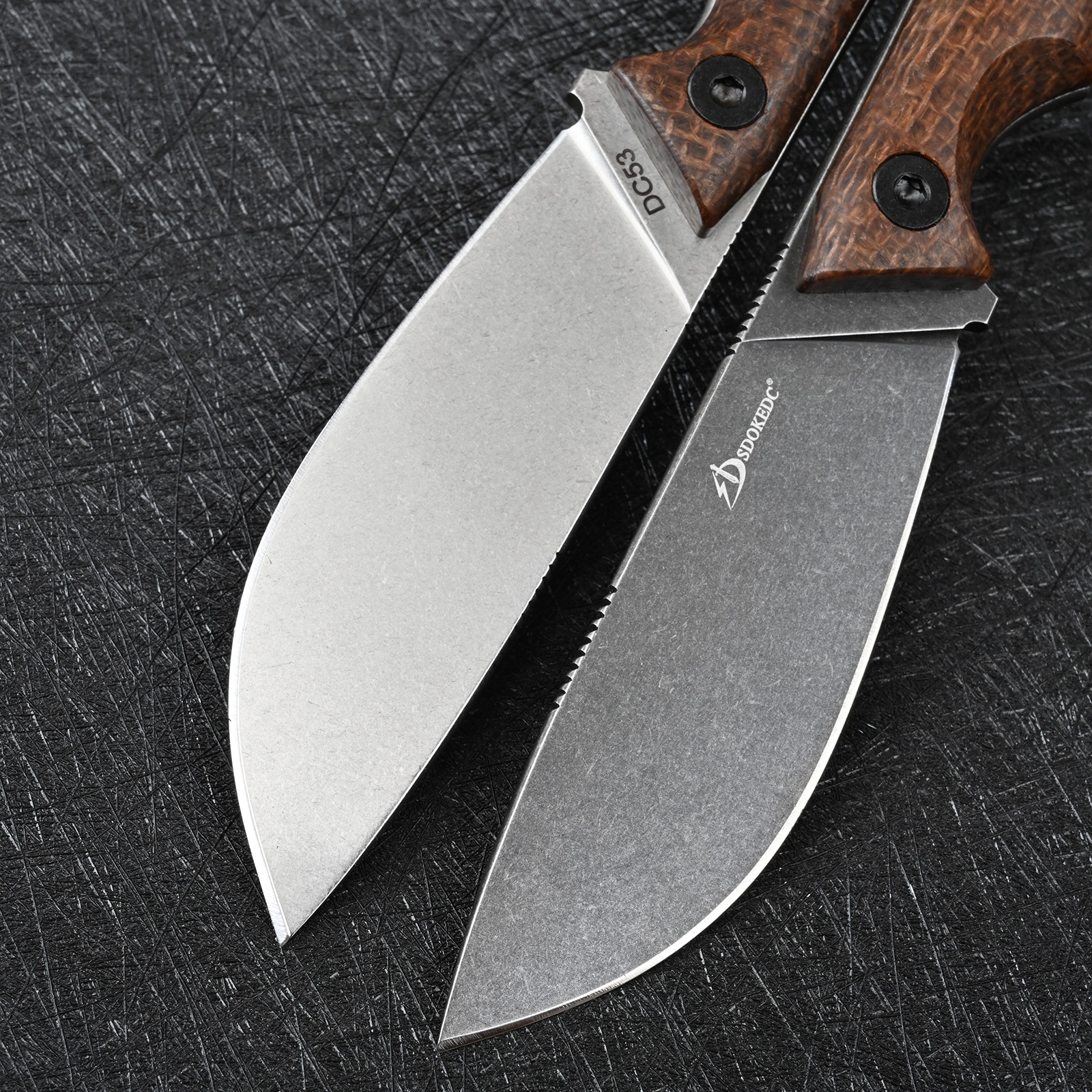 SDOKEDC DC53 Steel EDC Utility - đánh giá và giá Edc Carry Fixed Blade Knife