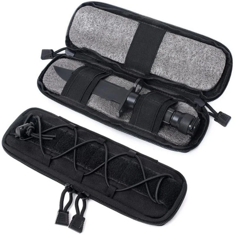 Tactical Belt Bag Knife Flashl - đánh giá và giá Edc Carry Belt