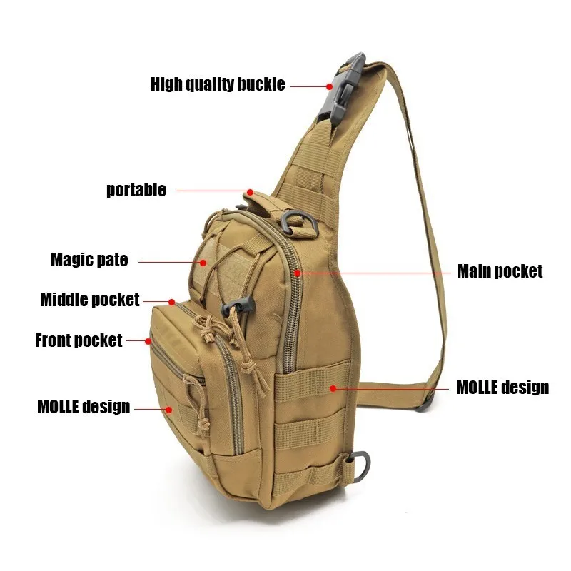 Military Tactical Sling Backpa - đánh giá và giá Edc Carry Backpack