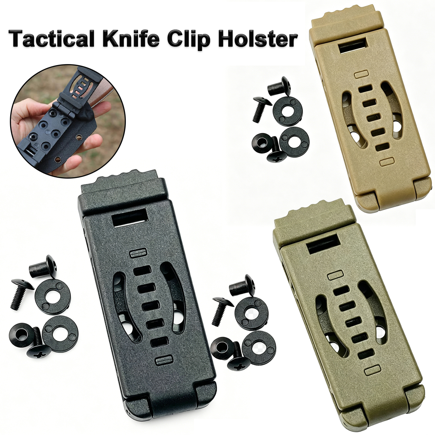 Tactical Universal Knife Clip  - đánh giá và giá Edc Carry Belt