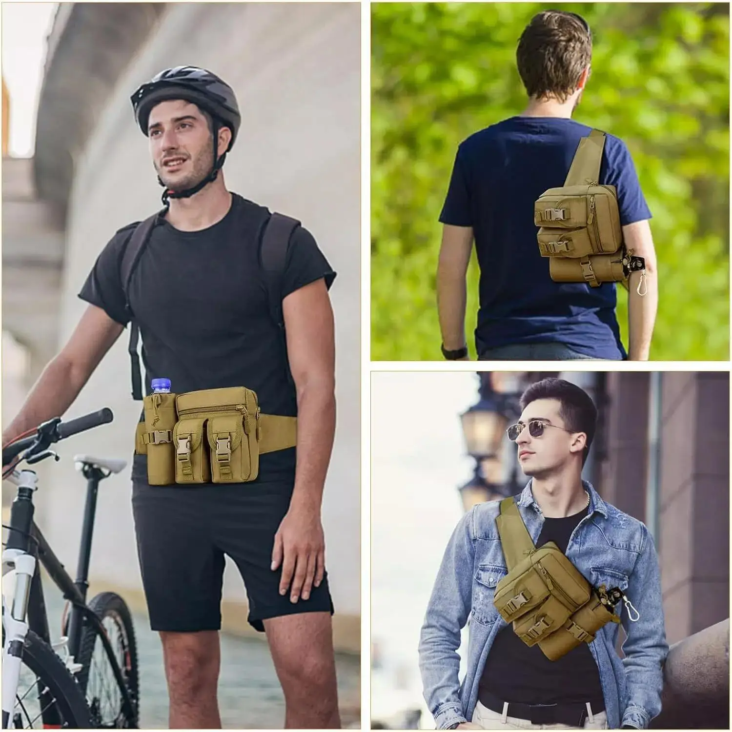 Tactical Fanny Pack for Men Co - đánh giá và giá Edc Carry Fanny Pack