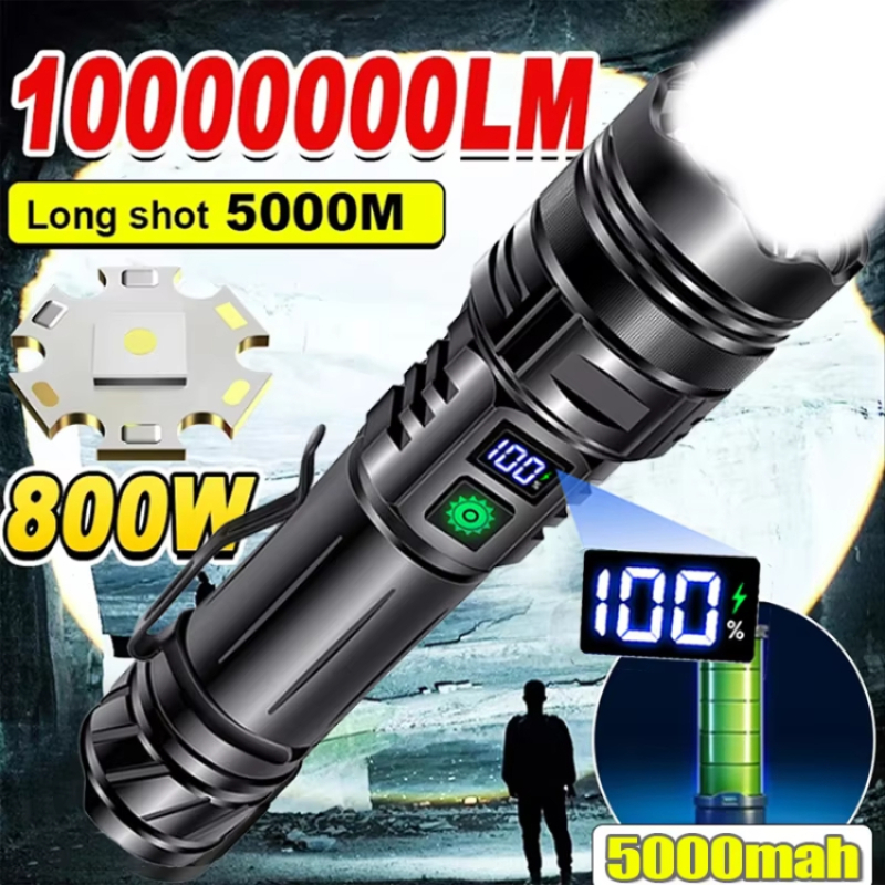 High Power LED Flashlight USB  - đánh giá và giá Edc Carry Pen