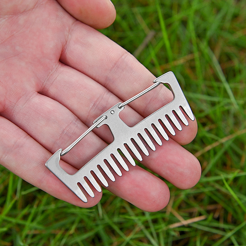 Titanium Alloy Comb EDC Multi- - đánh giá và giá Comb Pocket Titanium
