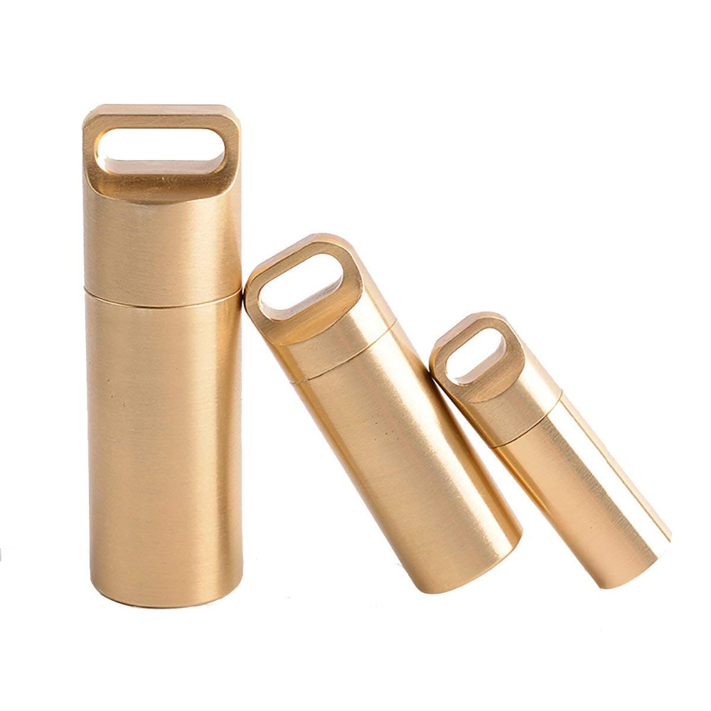 Brass Airtight Watertight Stor - đánh giá và giá Pill Fob Capsule