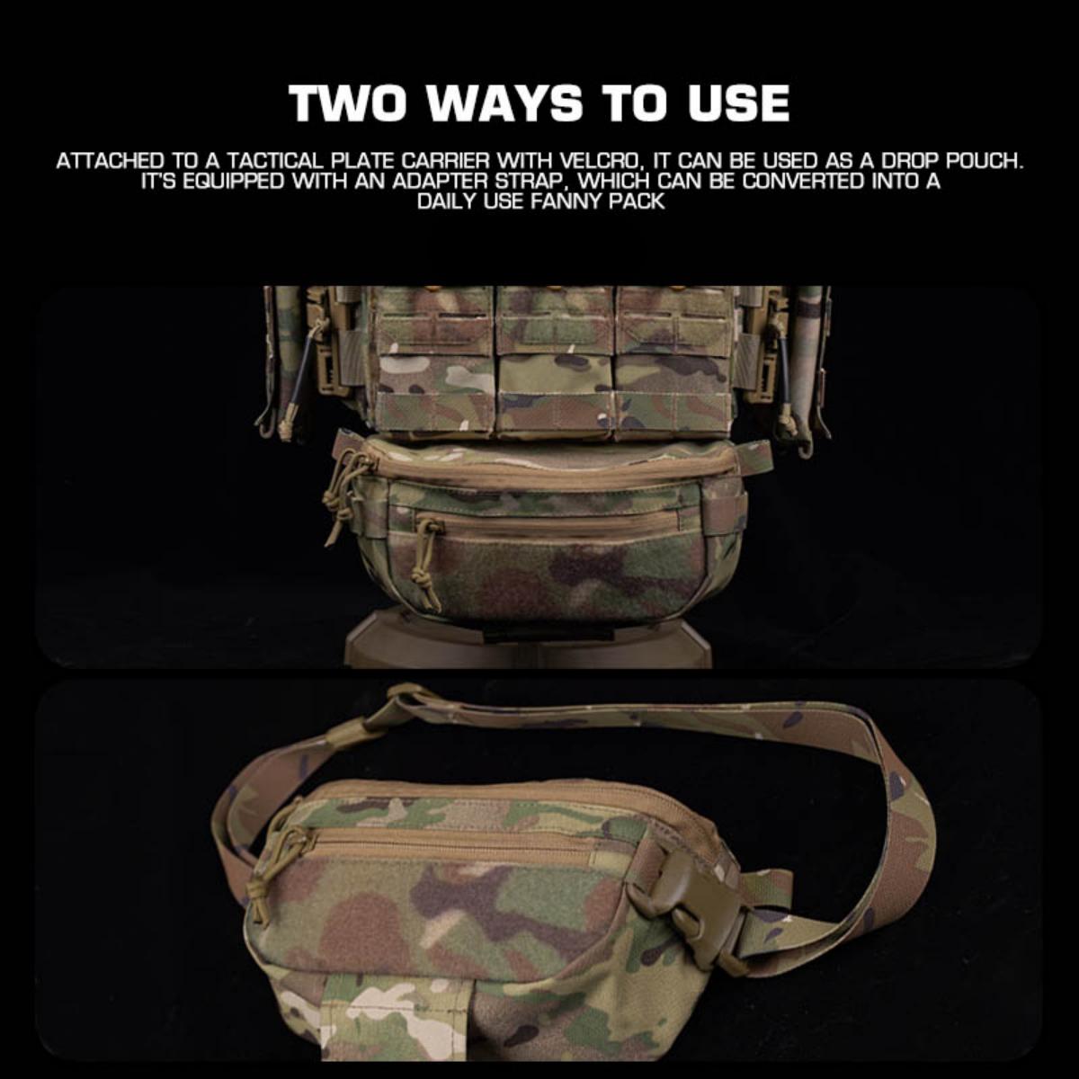 DP Universal Drop Pouch Dual-P - đánh giá và giá Edc Carry Fanny Pack