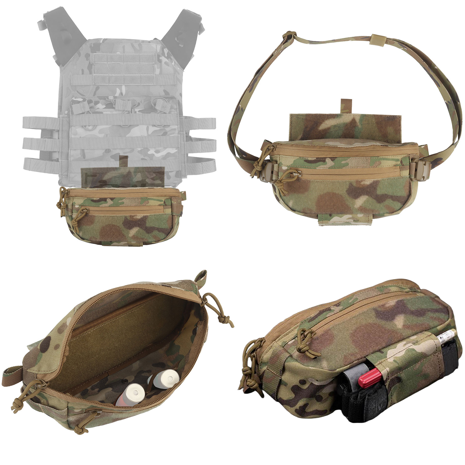DP Universal Drop Pouch Dual-P - đánh giá và giá Edc Carry Fanny Pack