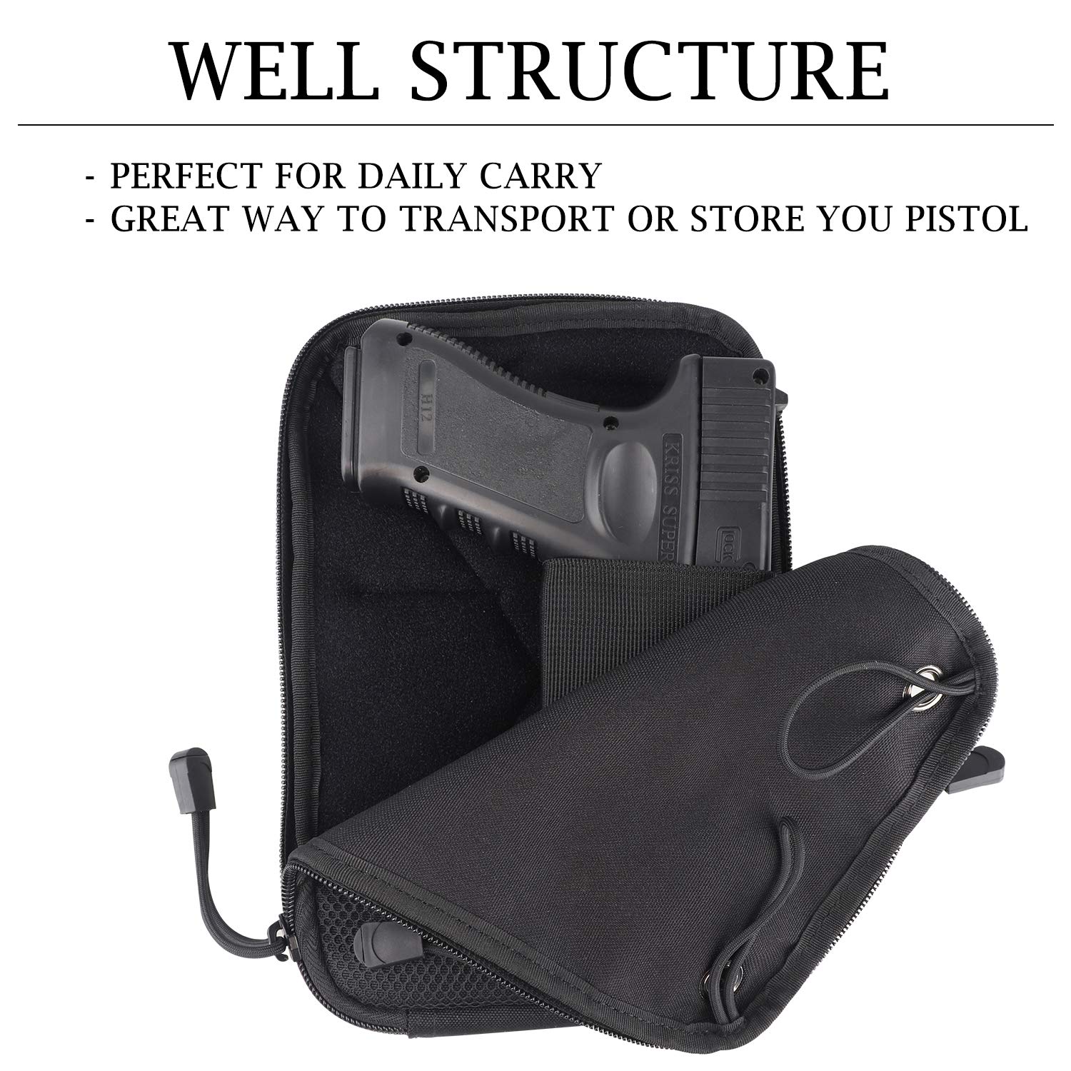 Molle Tactical Concealed Gun H - đánh giá và giá Edc Carry Fanny Pack