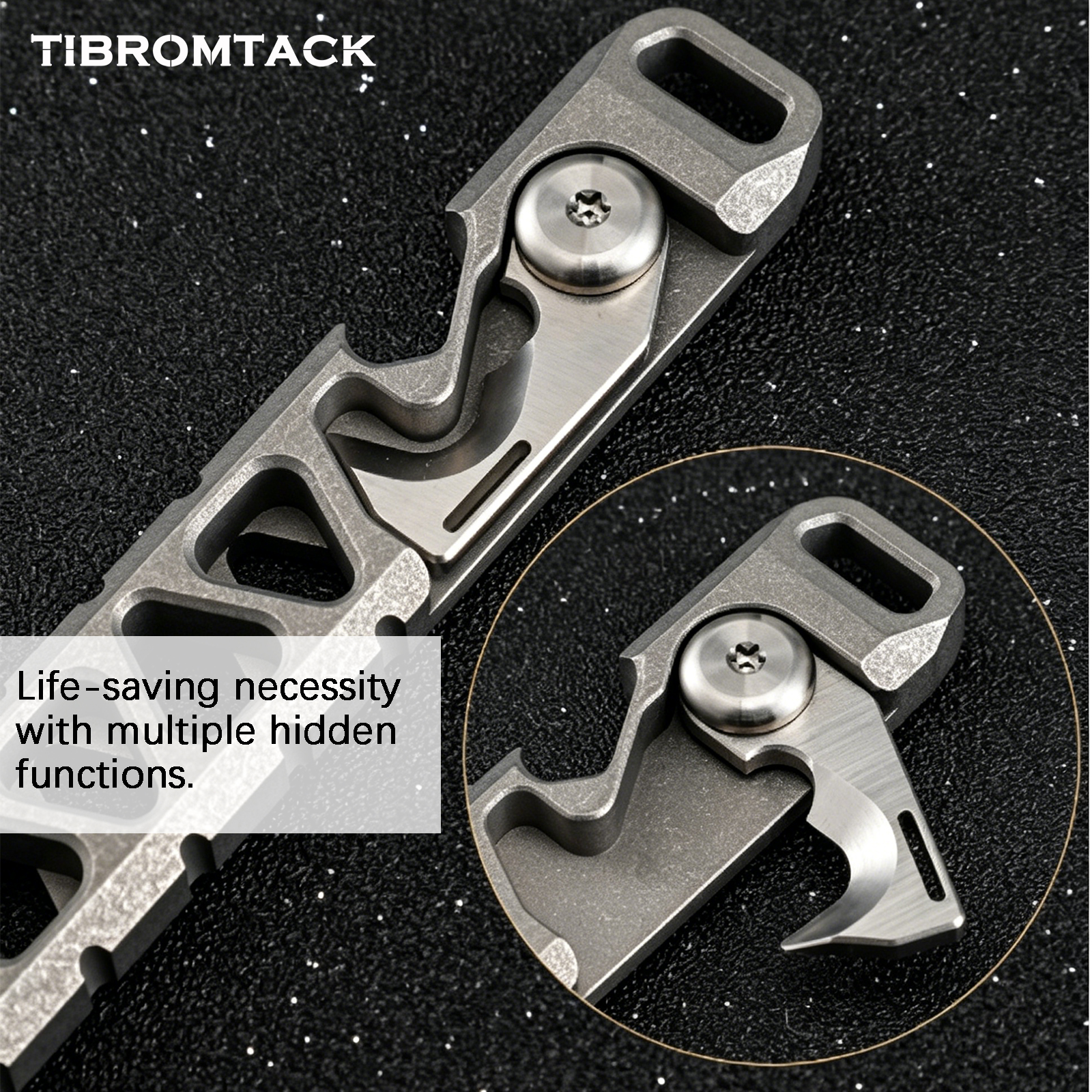 TIBROMTACK Titanium Multi-Func - đánh giá và giá Edc Every Day Carry おもちゃ