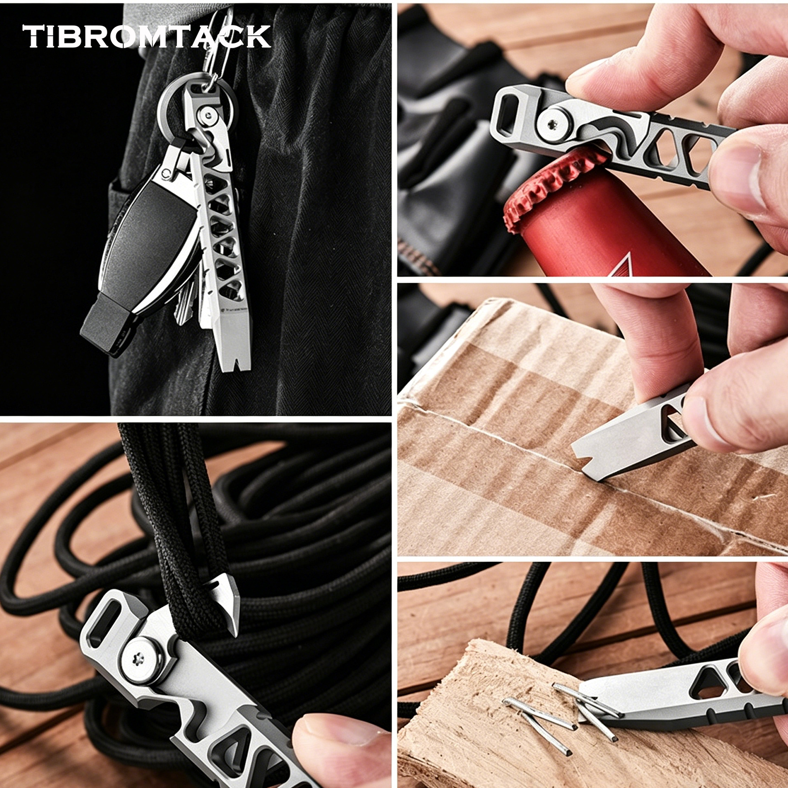 TIBROMTACK Titanium Multi-Func - đánh giá và giá Edc Every Day Carry おもちゃ