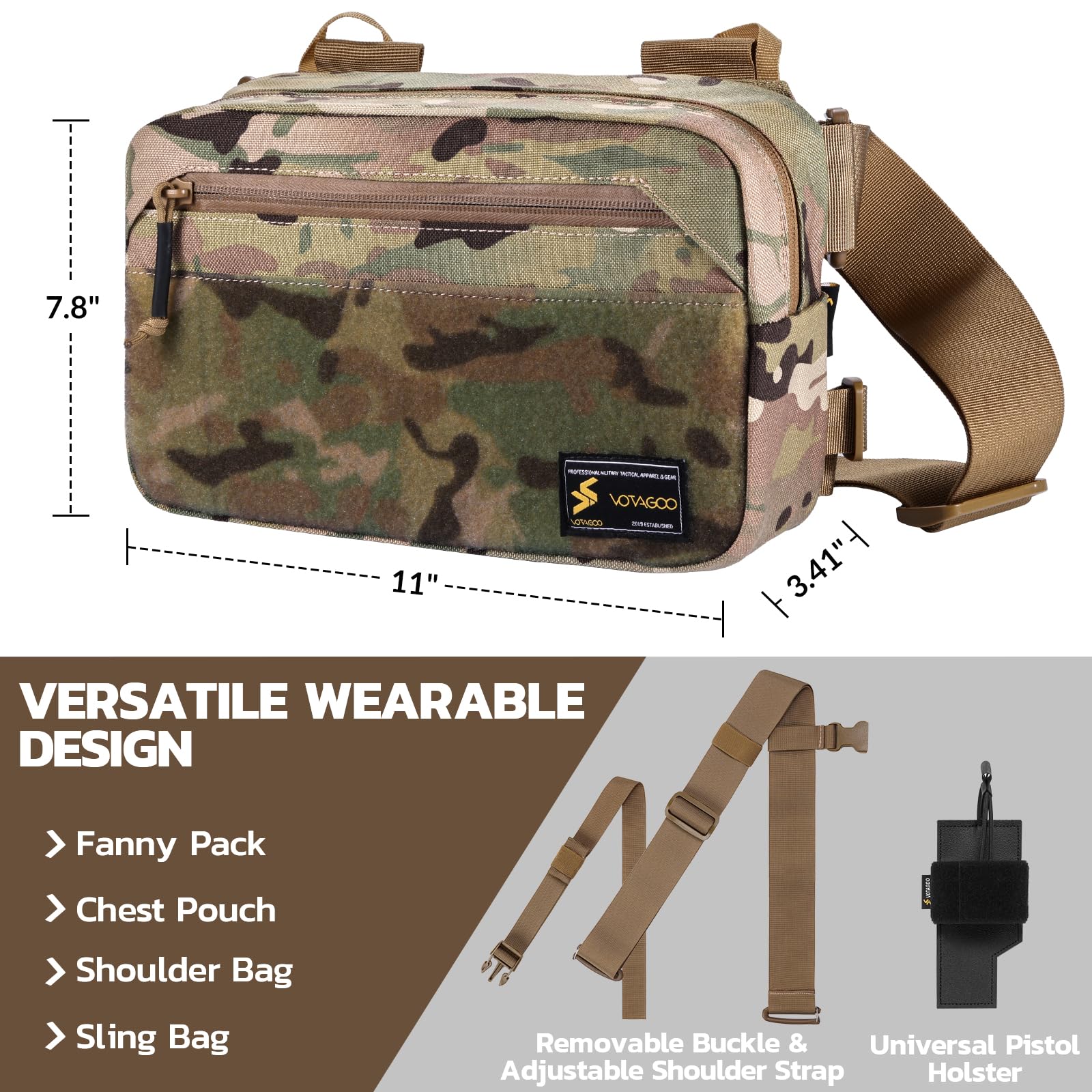 Tactical Fanny Pack, Concealed - đánh giá và giá Edc Carry Fanny Pack