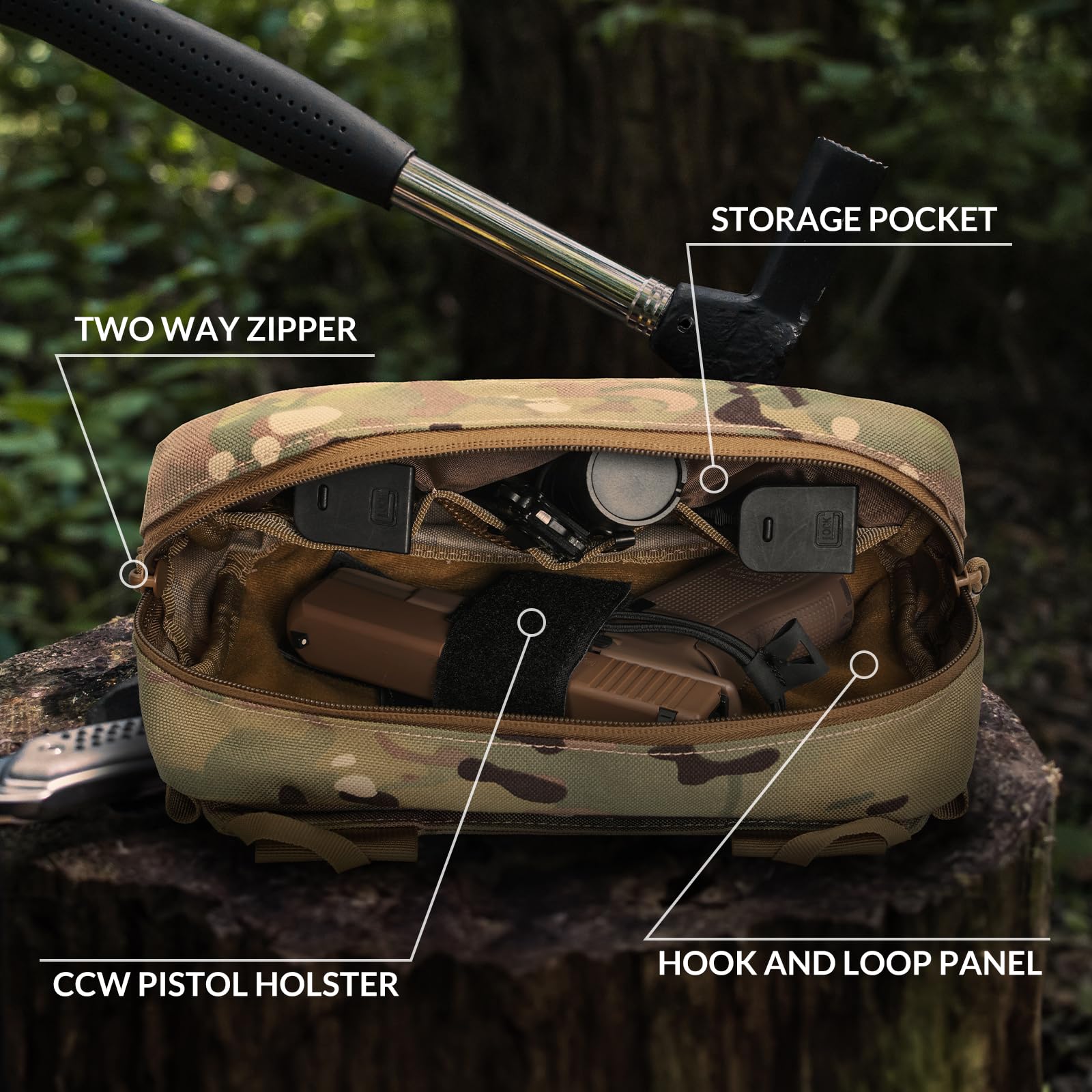 Tactical Fanny Pack, Concealed - đánh giá và giá Edc Carry Fanny Pack