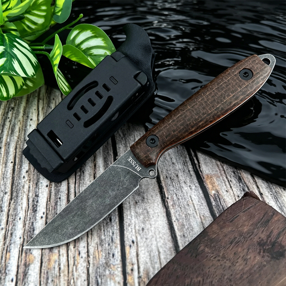 Micarta Grip Fixed Blade EDC K - đánh giá và giá Edc Carry Fixed Blade Knife