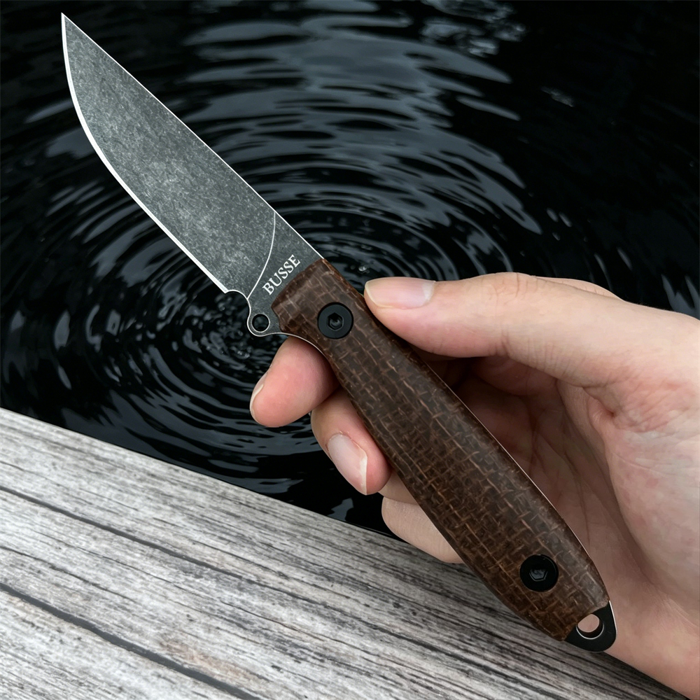 Micarta Grip Fixed Blade EDC K - đánh giá và giá Edc Carry Fixed Blade Knife