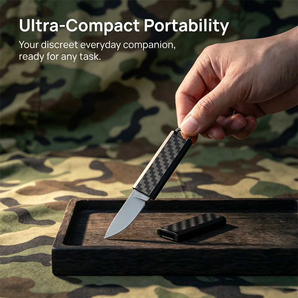 Easy-Carry Mini 2425 Fixed Bla - đánh giá và giá Edc Carry Fixed Blade Knife