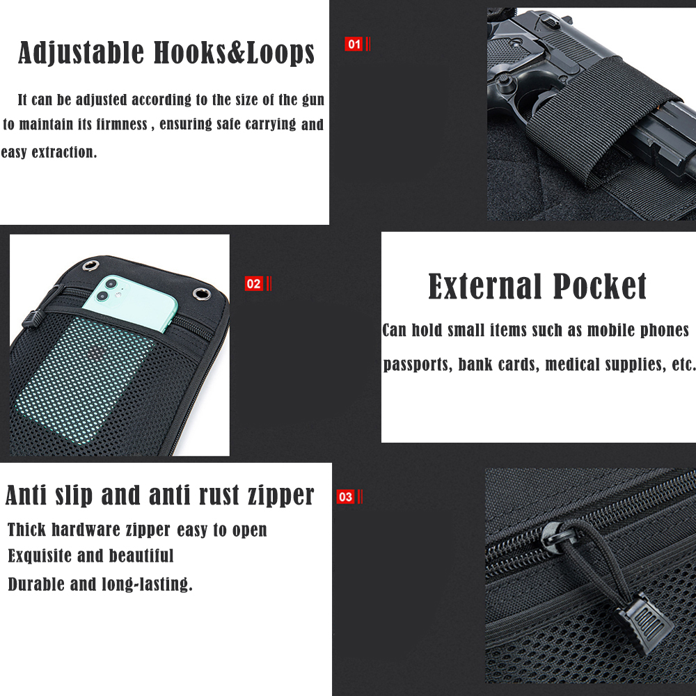 Molle Outdoor Tactical Conceal - đánh giá và giá Edc Carry Fanny Pack
