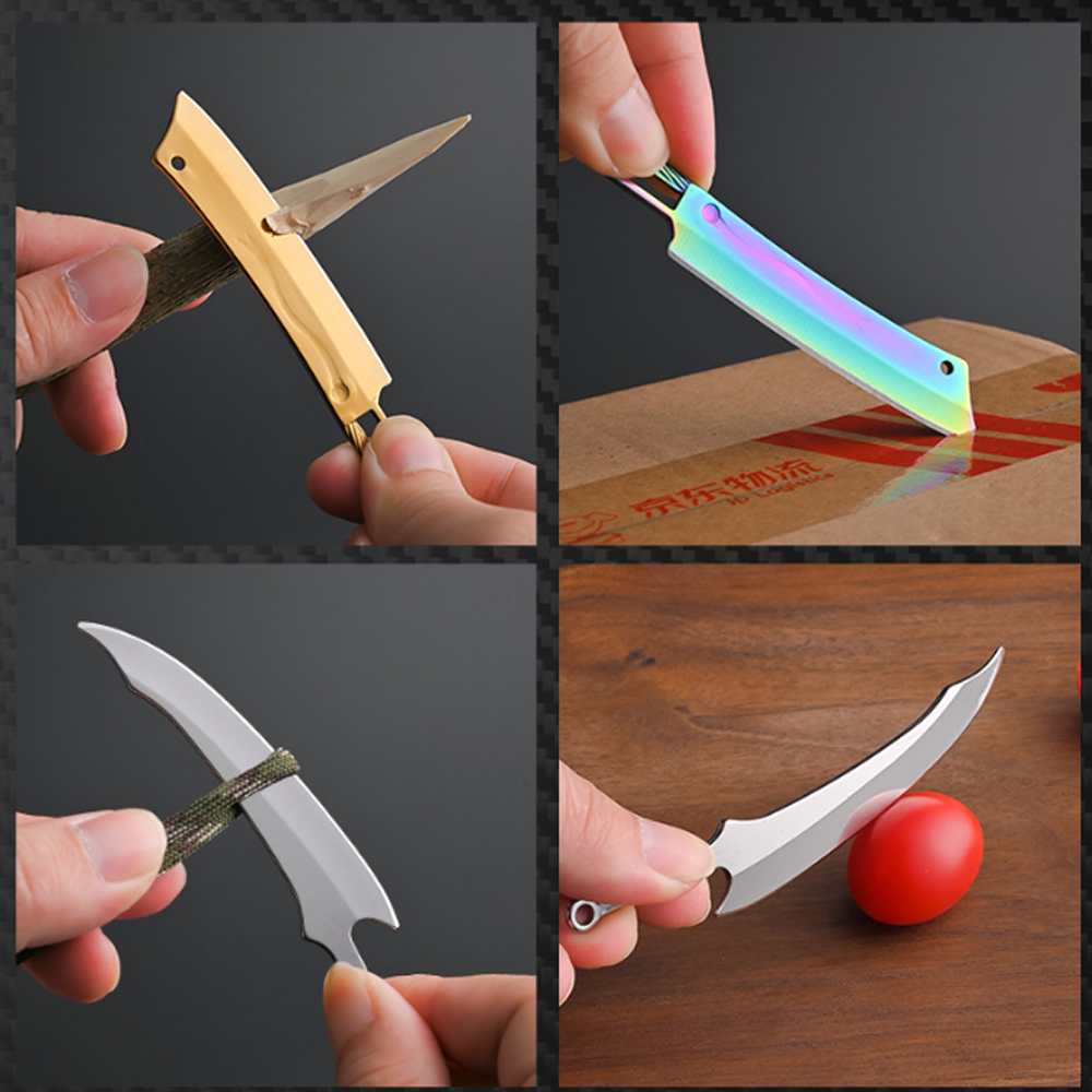Titanium Mini Knife - Portable - đánh giá và giá Edc Every Day Carry おもちゃ