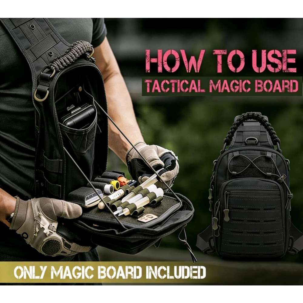 Tactical Sling Bag for Men Con - đánh giá và giá Edc Carry Gun