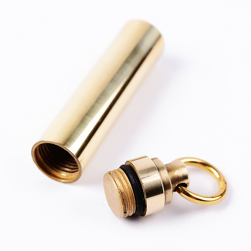 1 PC Solid Brass Waterproof Pi - đánh giá và giá Pill Fob Capsule