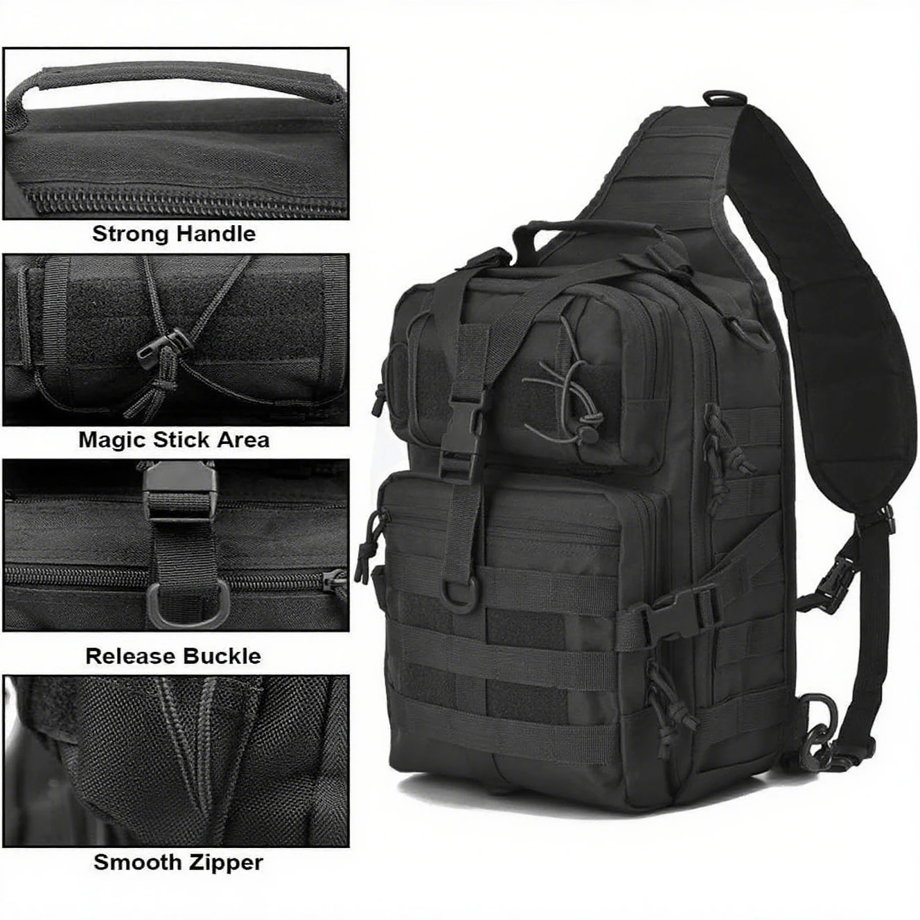 Tactical Sling Backpack Should - đánh giá và giá Edc Carry Backpack