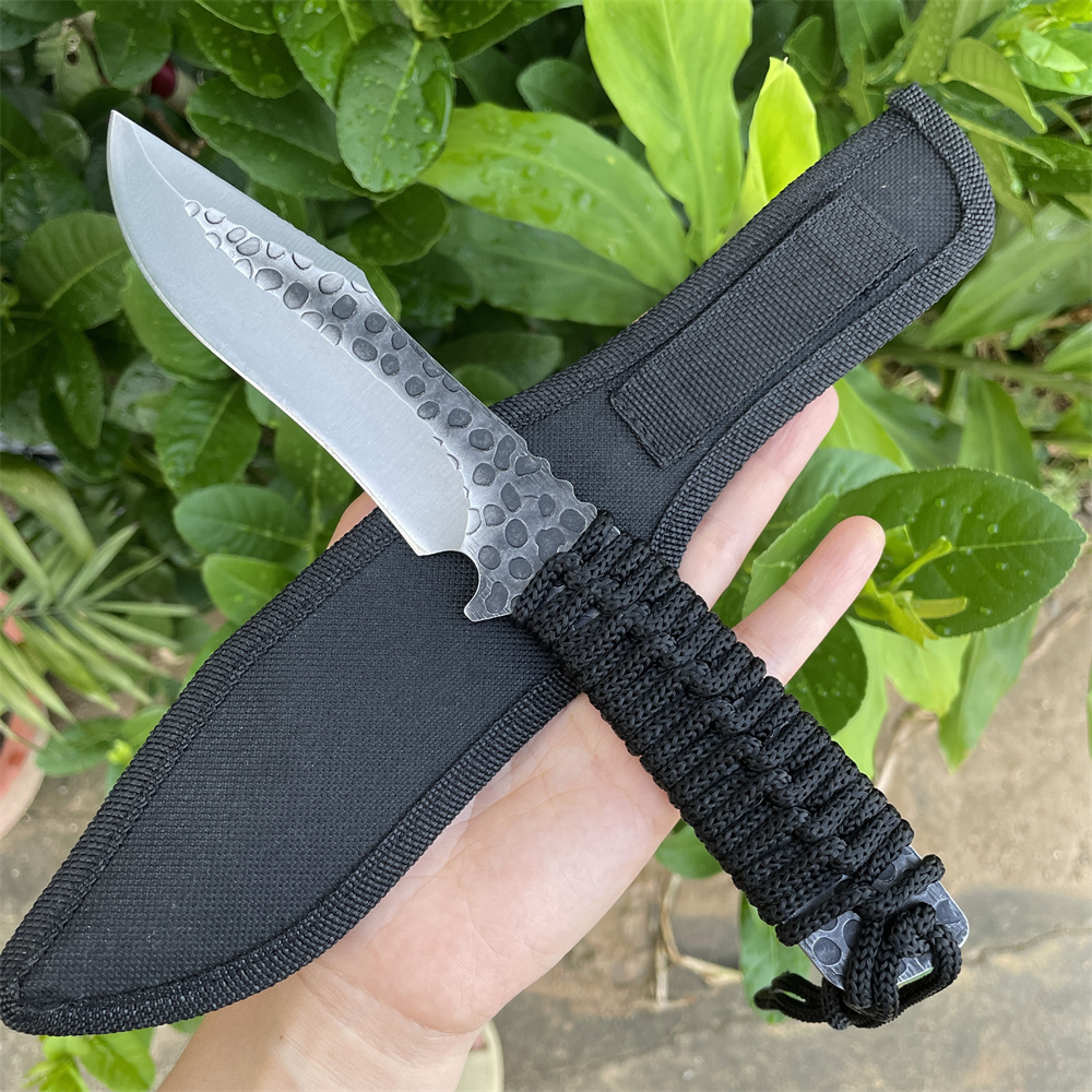 Forged 8cr13mov Blade Pocket k - đánh giá và giá Edc Carry Fixed Blade Knife