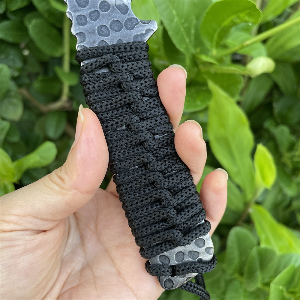 Forged 8cr13mov Blade Pocket k - đánh giá và giá Edc Carry Fixed Blade Knife
