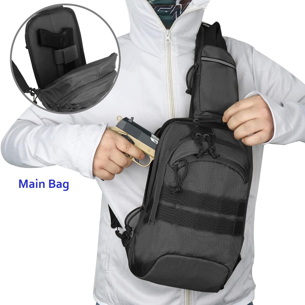 Tactical Sling Chest Bag EDC S - đánh giá và giá Edc Carry Backpack