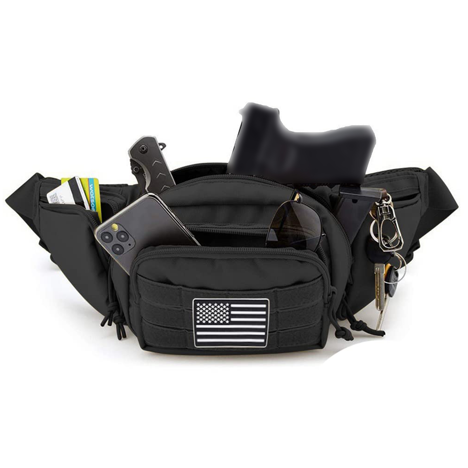 Tactical Fanny Pack Gun Holste - đánh giá và giá Edc Carry Fanny Pack